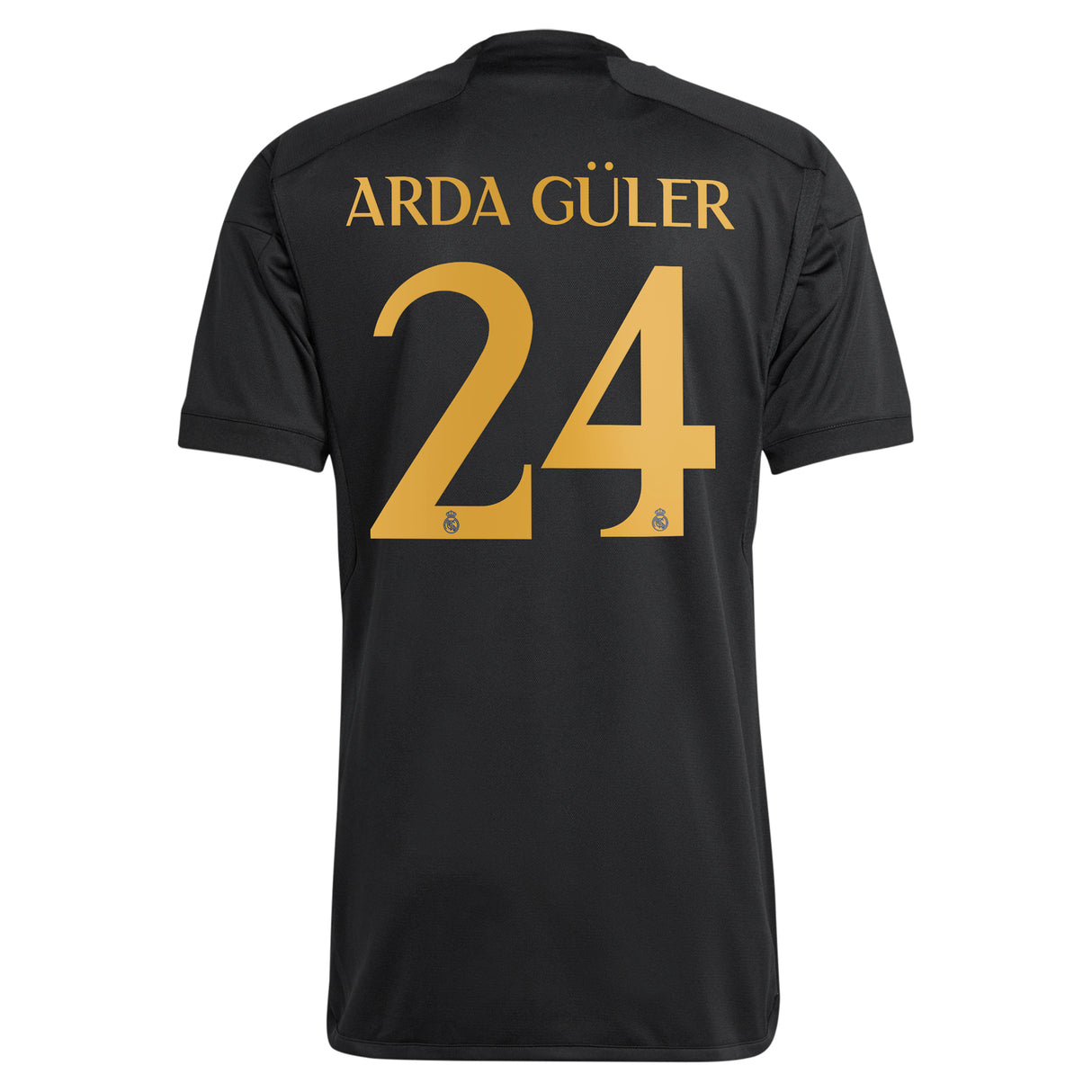 Real Madrid adidas Third Shirt 2023-24 with Arda Güler 24 printing - Kit Captain