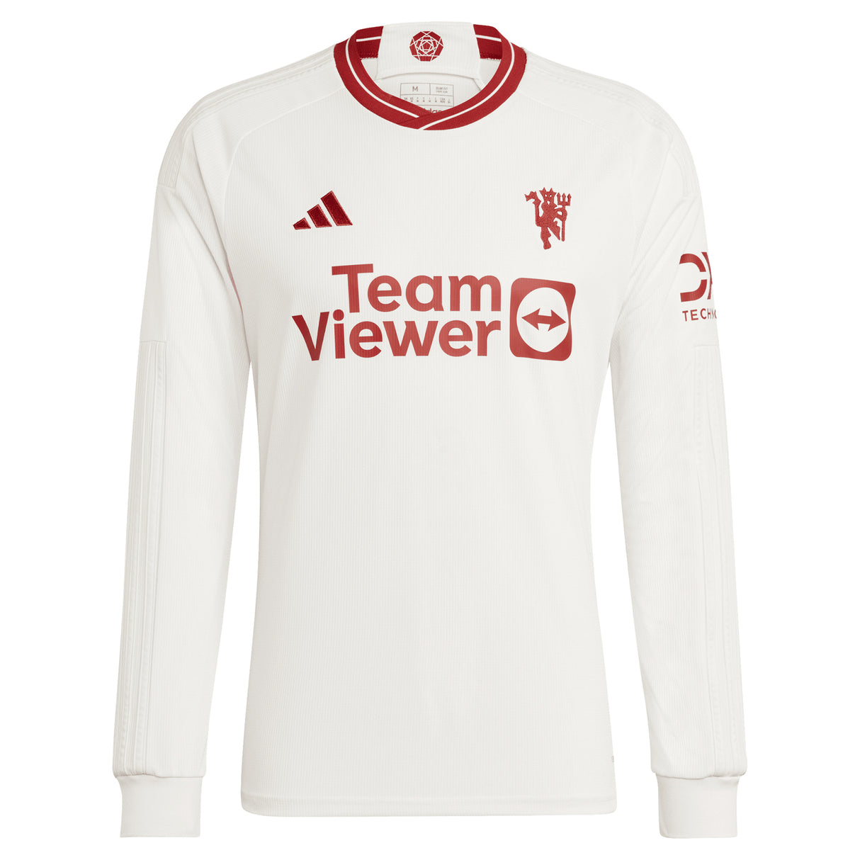 Manchester United adidas Third Shirt 2023-24 - Long Sleeve with Højlund 11 printing - Kit Captain