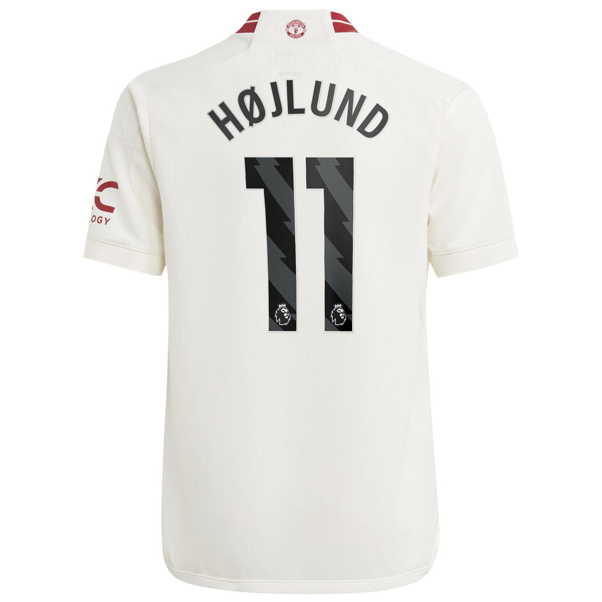 Manchester United EPL Third Shirt 2023-24 - Kids with Højlund 11 printing - Kit Captain