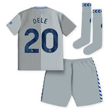 Everton Hummel Third Infant Kit 2023-24 with Dele 20 printing - Kit Captain