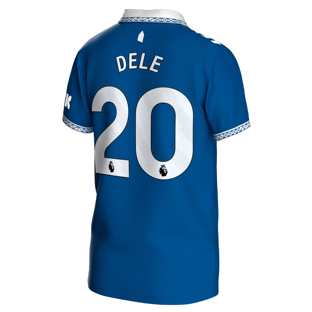 Everton Hummel Home Shirt 2023-24 - Kids with Dele 20 printing - Kit Captain