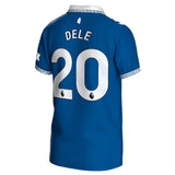 Everton Hummel Home Shirt 2023-24 - Kids with Dele 20 printing - Kit Captain