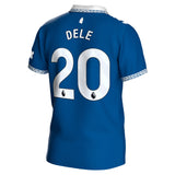 Everton Hummel Home Shirt 2023-24 with Dele 20 printing - Kit Captain