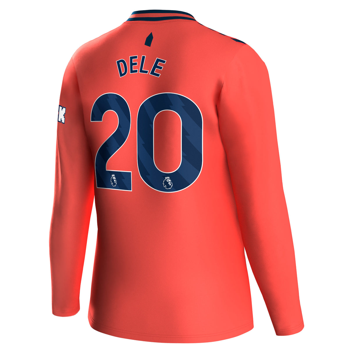 Everton Hummel Away Shirt 2023-24 - Long Sleeve with Dele 20 printing - Kit Captain