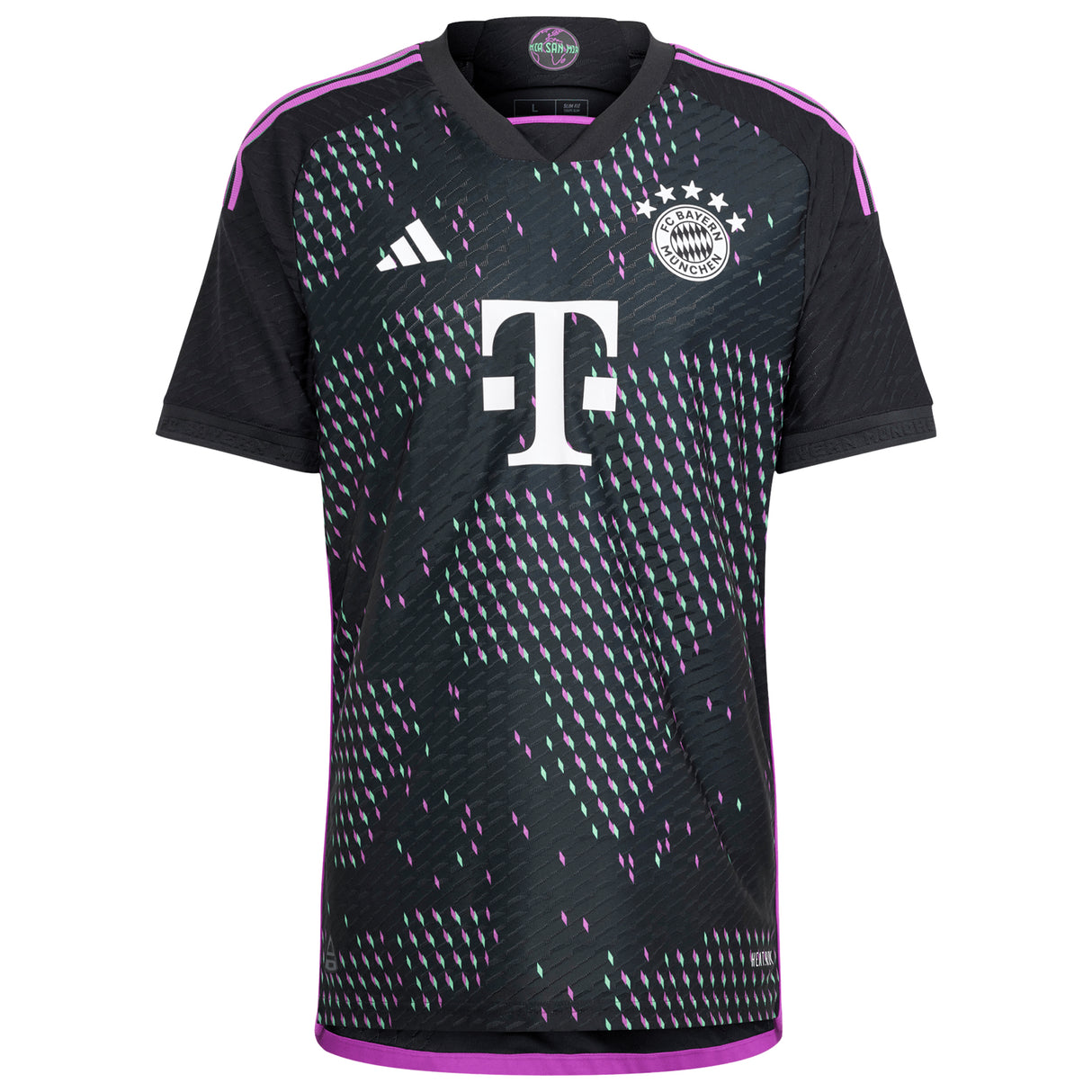 FC Bayern adidas Away Authentic Shirt 2023-24 - Harry Kane 9 - Kit Captain