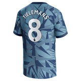 Aston Villa Third Shirt 2023-24 - Kids with Tielemans 8 printing - Kit Captain