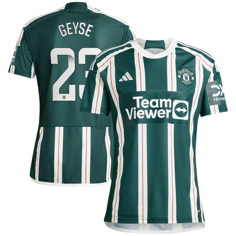 Camiseta adidas Manchester United WSL segunda equipación 2023-24 - Con dorsal Geyse 23