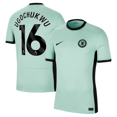 Chelsea Third Stadium Shirt 2023-24 with Ugochukwu 16 printing - Kit Captain