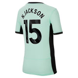 Chelsea Third Stadium Shirt 2023-24 - Kids with N.Jackson 15 printing - Kit Captain