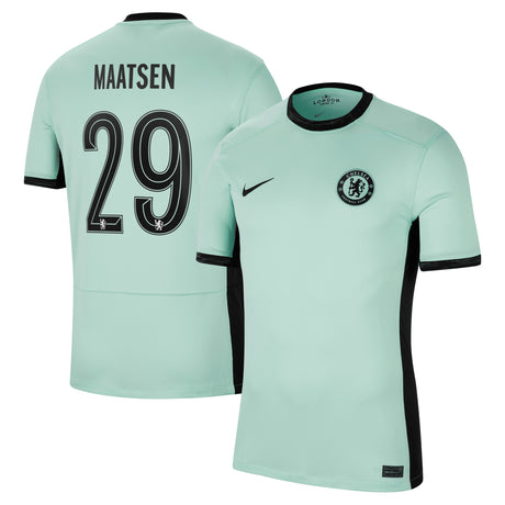 Chelsea Cup Third Stadium Shirt 2023-24 with Maatsen 29 printing - Kit Captain