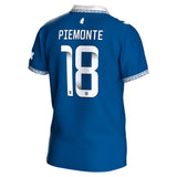 Everton WSL Hummel Home Shirt 2023-24 - With Piemonte 18 Printing - Kit Captain