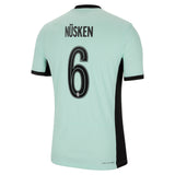 Chelsea Third Vapor Match Shirt 2023-24 with Nüsken 6 printing - Kit Captain