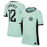 Chelsea WSL Third Stadium Shirt 2023-24 - Kids with Lawrence 12 printing - Kit Captain