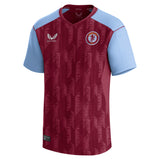 Aston Villa Castore Home Shirt 2023-24 - Kids with Hanson 20 printing - Kit Captain