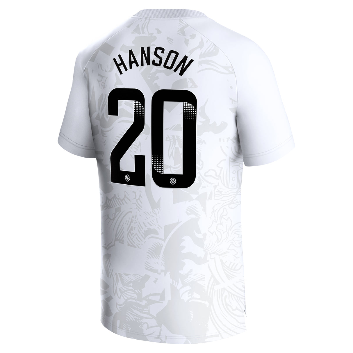 Aston Villa WSL Castore Away Shirt 2023-24 - Kids with Hanson 20 printing - Kit Captain