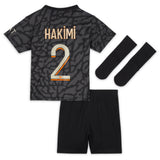 PSG x Jordan Third Stadium Kit 2023-24 - Infant with Hakimi 2 printing - Kit Captain