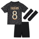 PSG x Jordan Third Stadium Kit 2023-24 - Infant with Fabian  8 printing - Kit Captain