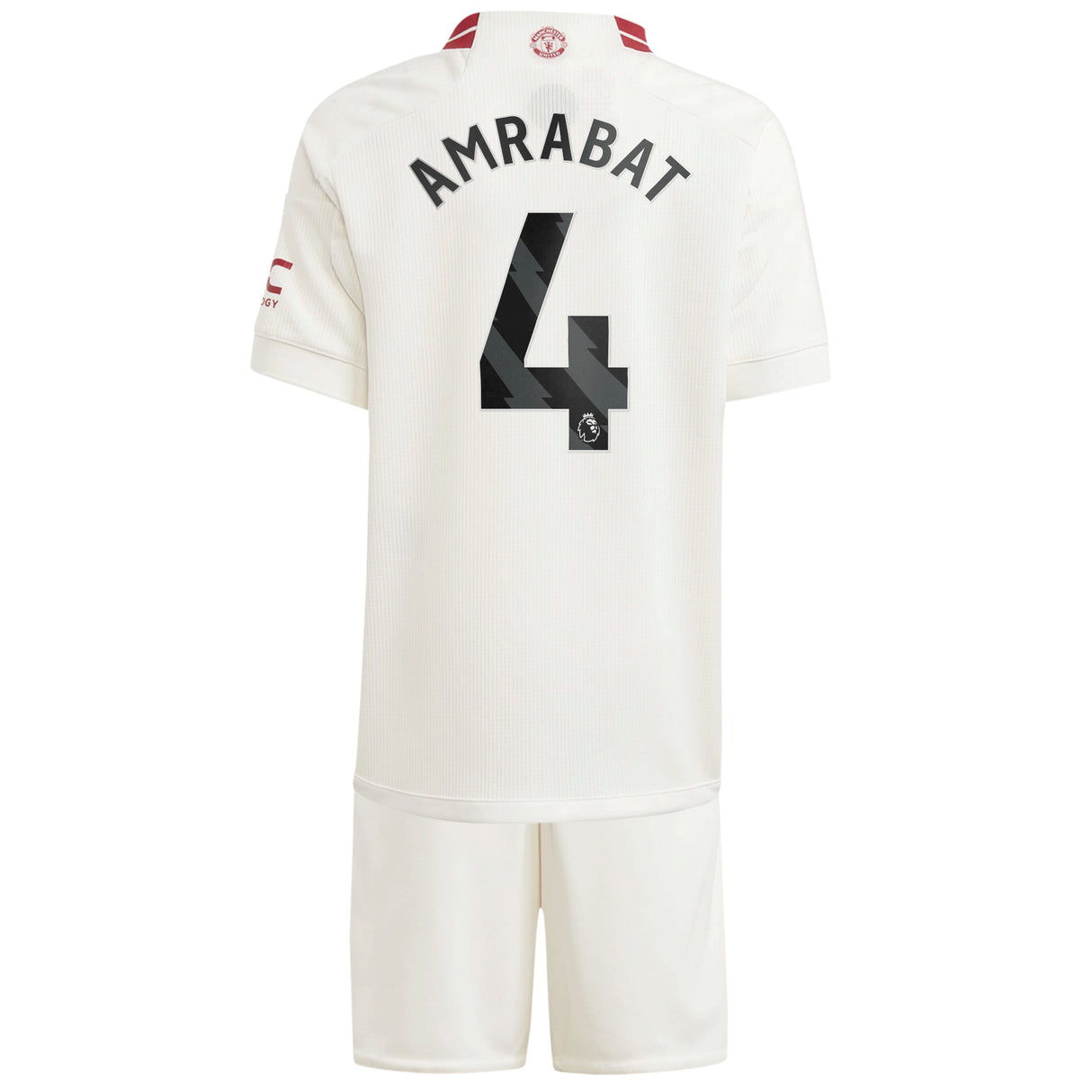 Manchester United EPL Third Mini Kit 2023-24 with Amrabat 4 printing - Kit Captain