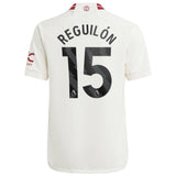 Manchester United EPL Third Shirt 2023-24 - Kids with ReguilÃ³n 15 printing - Kit Captain