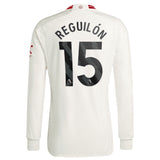 Manchester United EPL Third Authentic Shirt 2023-24 - Long sleeve with Reguilón 15 printing - Kit Captain