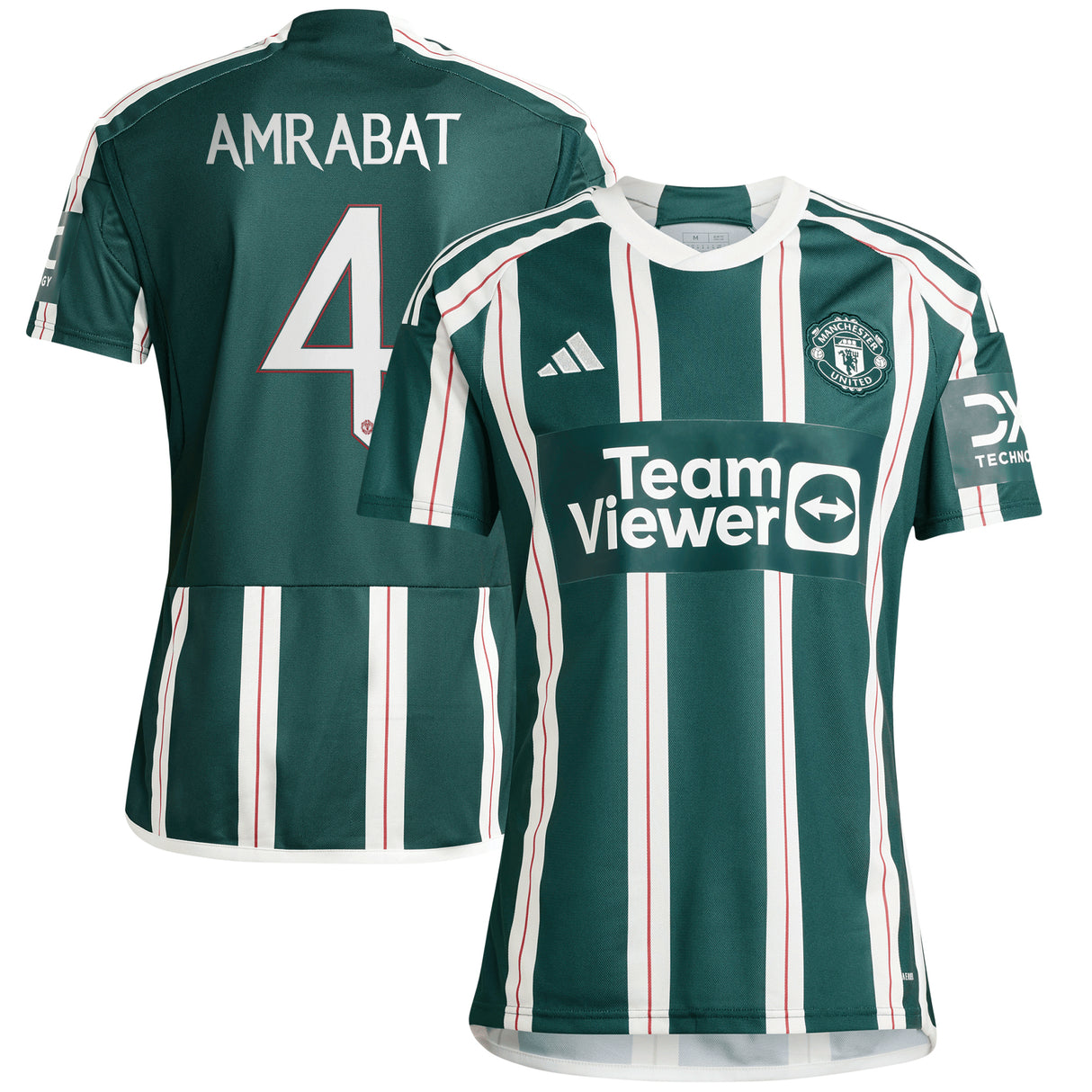 Camiseta Manchester United Cup segunda equipación 2023-24 con dorsal Amrabat 4