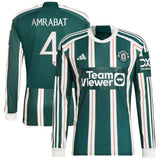 Camiseta Manchester United Cup segunda equipación 2023-24 - Manga larga con dorsal Amrabat 4