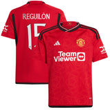 Manchester United Cup Home Shirt 2023-24 - Kids with Reguilón 15 printing - Kit Captain