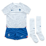 France Away Stadium Kit 2022 - Little Kids with Todibo 17 printing - Kit Captain