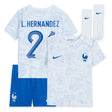 France Away Stadium Kit 2022 - Infant with L.Hernandez 21 printing - Kit Captain