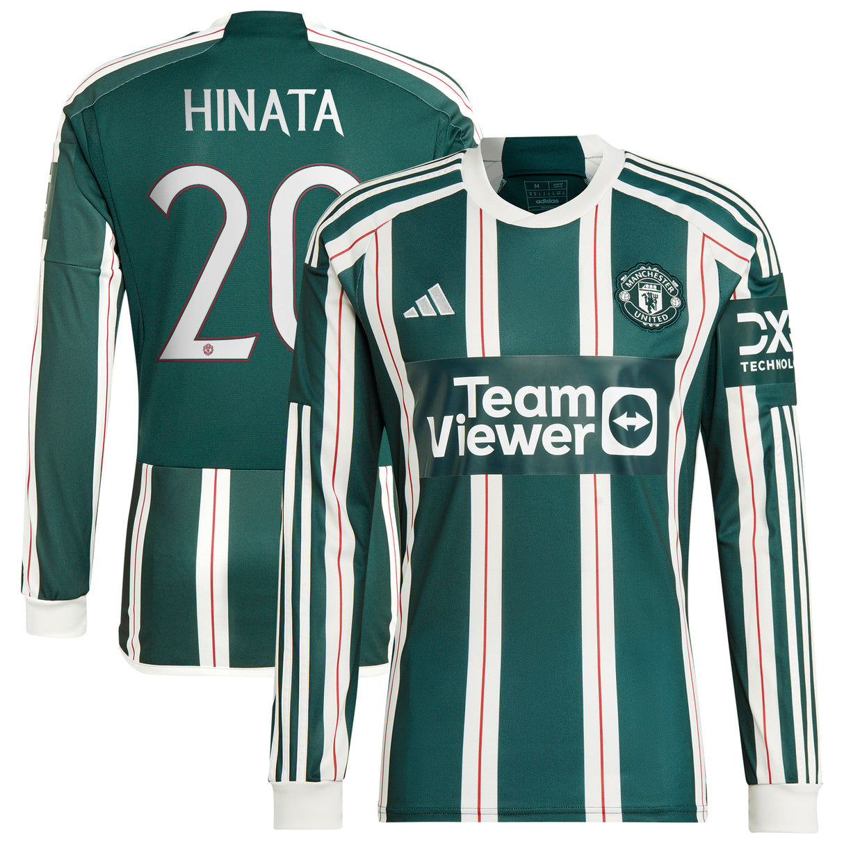 Camiseta segunda equipación Manchester United 2023-24 - Manga larga con estampado Hinata 20