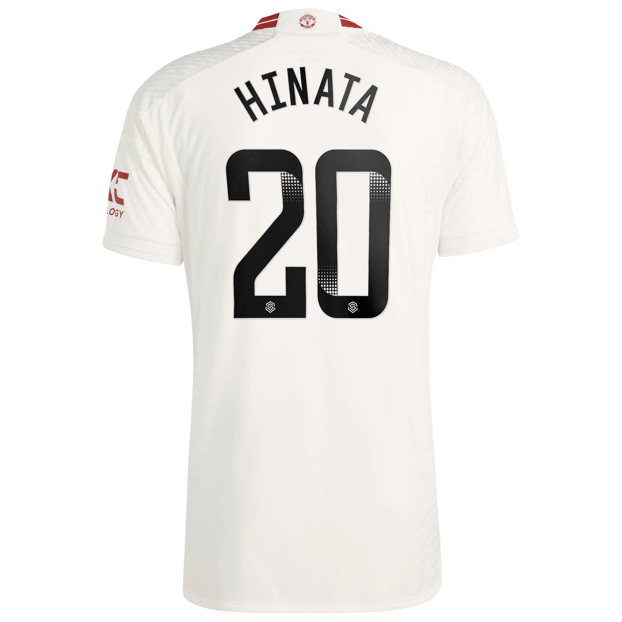 Manchester United WSL Third Authentic Shirt 2023-24 with Hinata 20 printing - Kit Captain