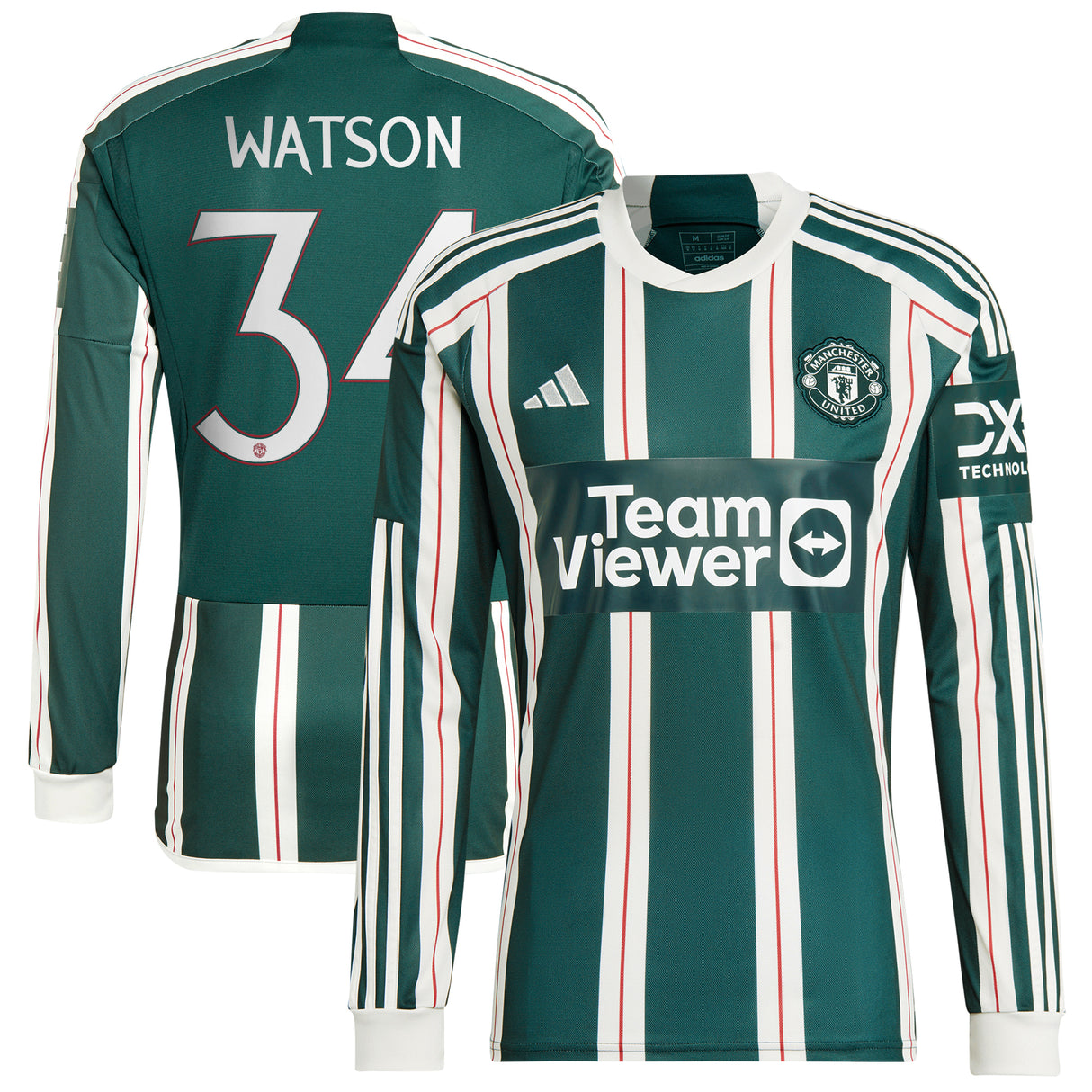 Camiseta adidas Manchester United Cup segunda equipación 2023-24 - Manga larga - Con estampado Watson 34