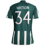 Camiseta adidas segunda equipación Manchester United Cup 2023-24 - Con dorsal Watson 34