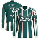 Camiseta adidas Manchester United Cup segunda equipación 2023-24 - Manga larga - Con estampado George 3