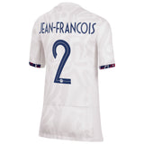 France Women Nike Away Stadium Shirt 2023-24 - Kids with Jean-Francois 2 printing - Kit Captain