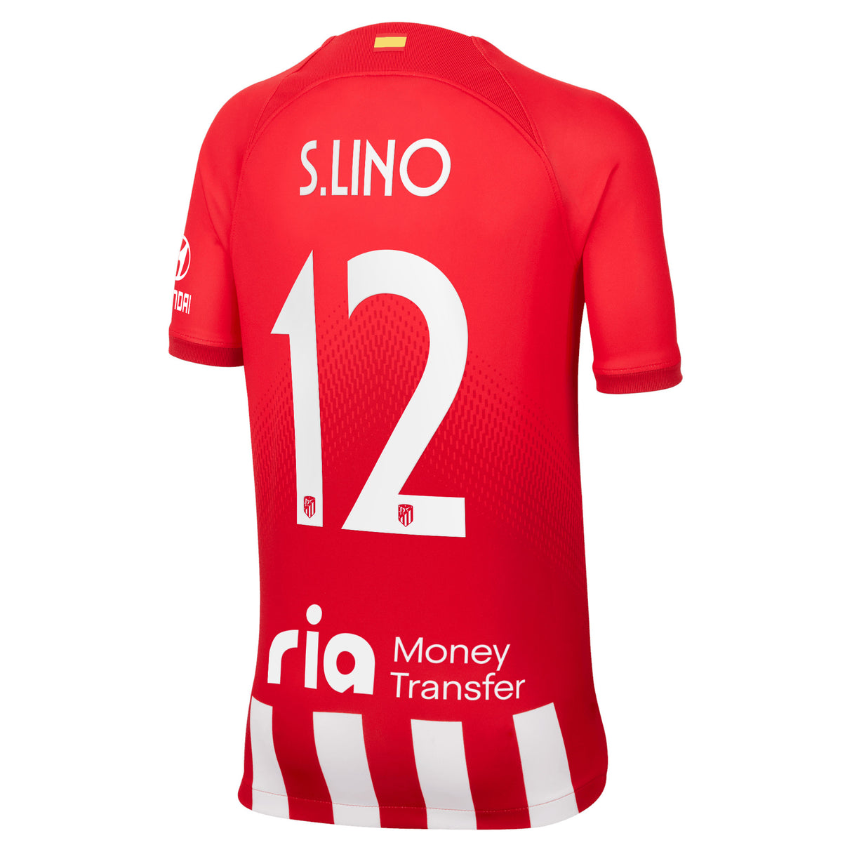 Camiseta Nike Stadium del Atlético de Madrid Metropolitano 2023-24 - Niños con dorsal S.Lino 12