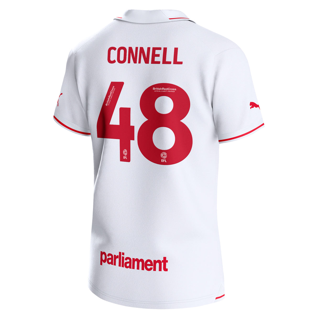 Camiseta Barnsley Puma segunda equipación 2023-24 - Talla grande - Luca Connell 48