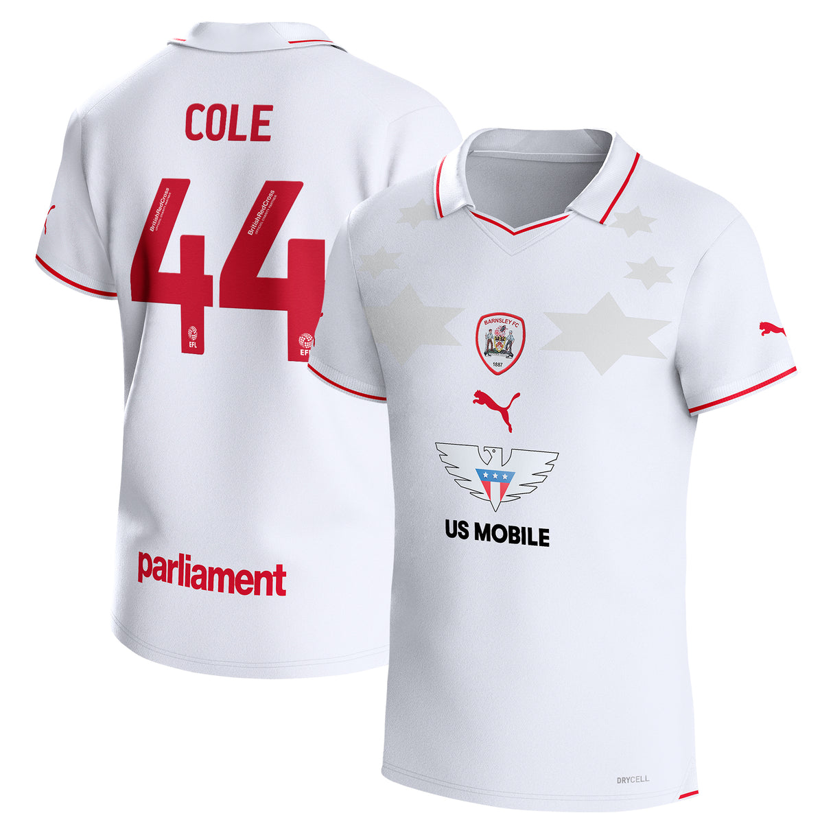 Camiseta Barnsley Puma segunda equipación 2023-24 - Talla grande - Devante Cole 44