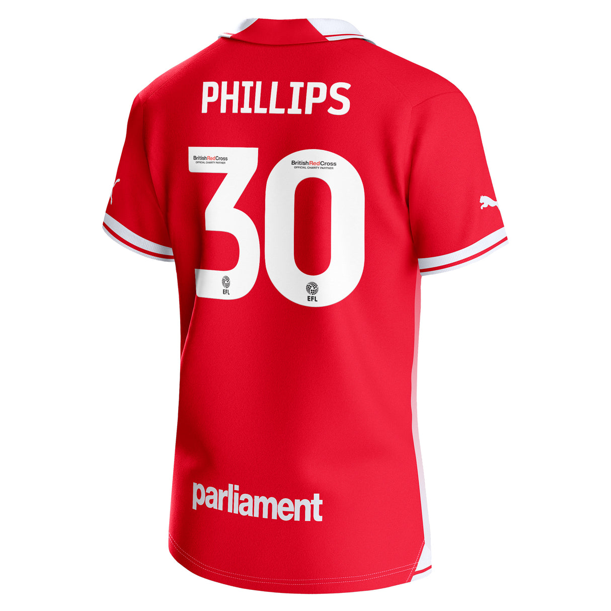 Camiseta Barnsley Puma 1ª equipación 2023-24 - Talla grande - Adam Phillips 30