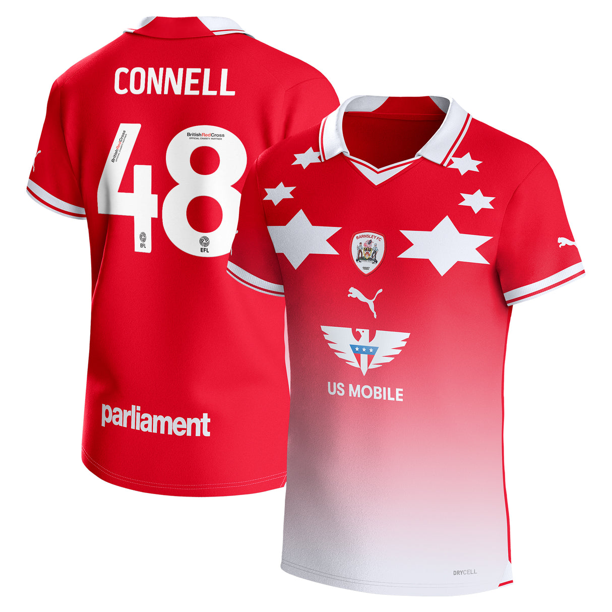 Camiseta Barnsley Puma Primera Equipación 2023-24 - Luca Connell 48