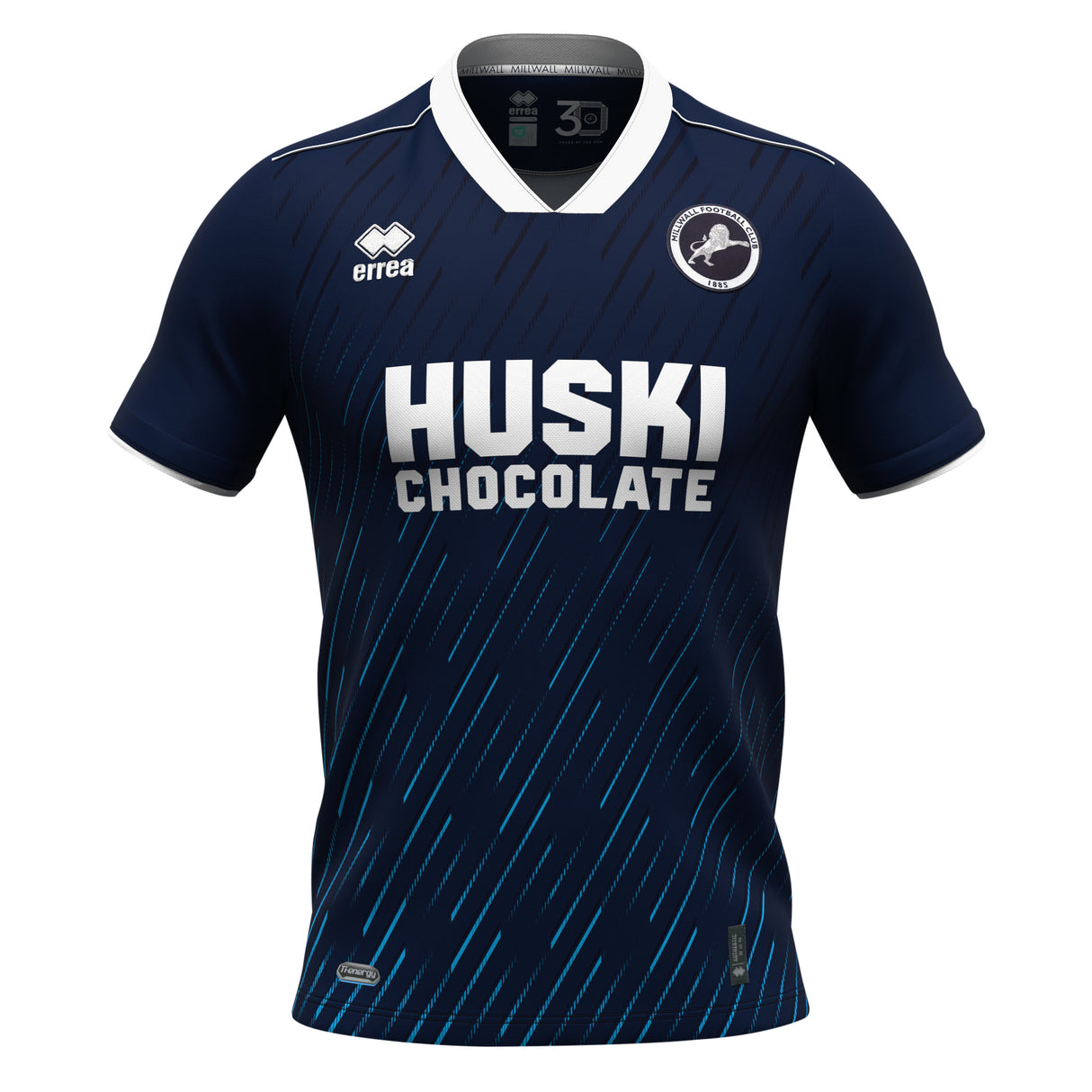 Millwall Errea Home Shirt 2023-24 - Kids - Casper DE NORRE 24 - Kit Captain