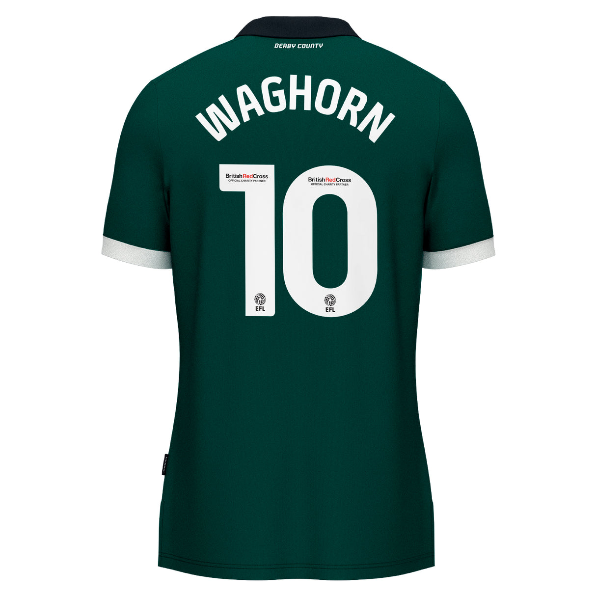 Derby County Umbro Third Shirt 2023-24 - Kids - Martyn Waghorn 10 - Kit Captain