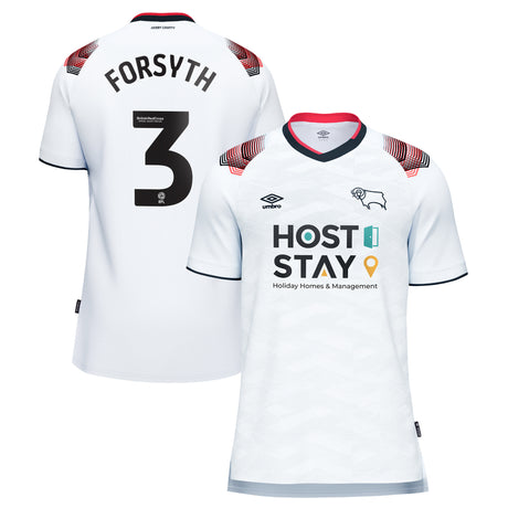 Camiseta Derby County Umbro 1ª equipación 2023-24 - Craig Forsyth 3