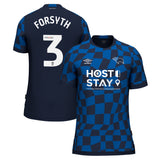 Camiseta Derby County Umbro segunda 2023-24 - Craig Forsyth 3