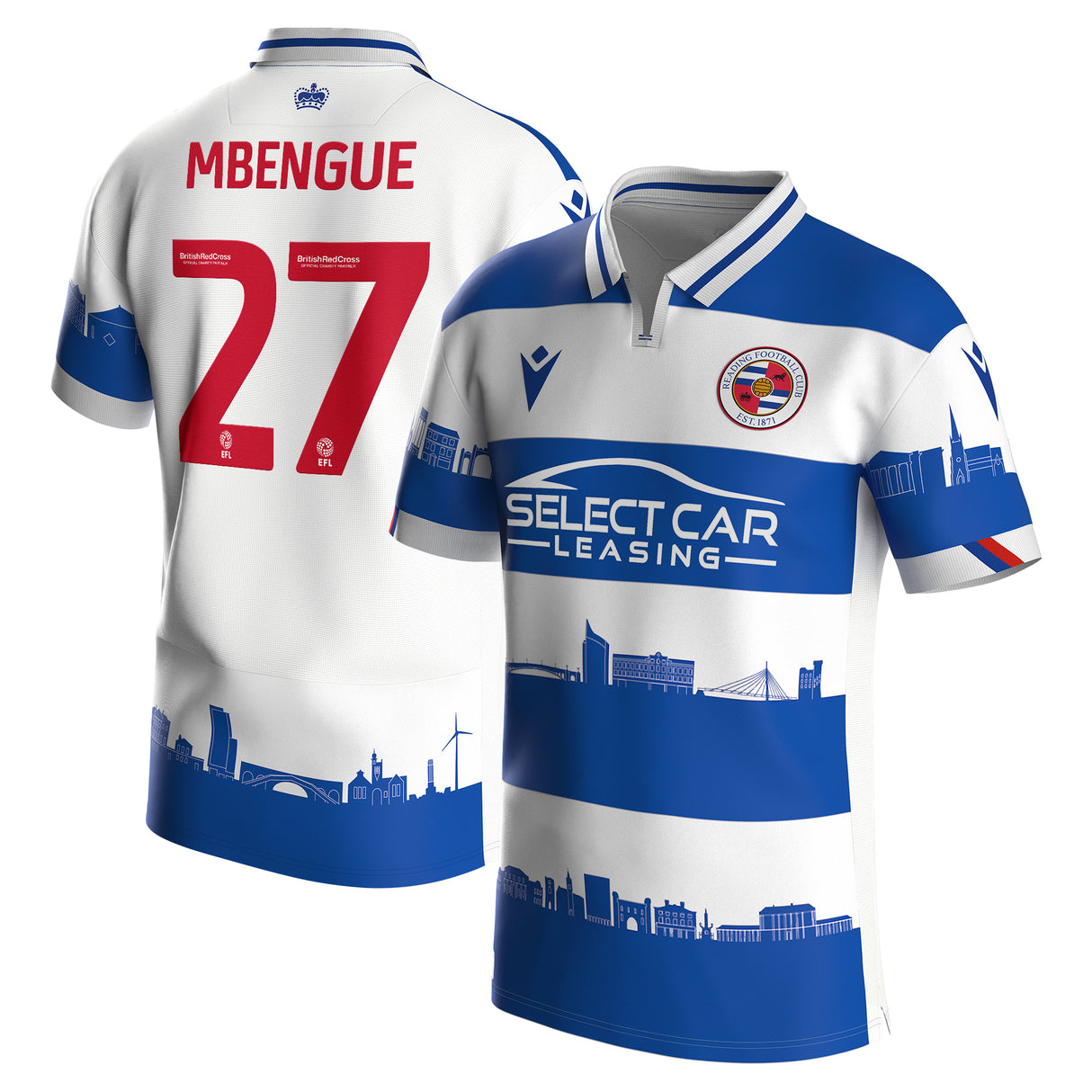 Camiseta Reading 1ª 2023-24 - Amadou Mbengue 27