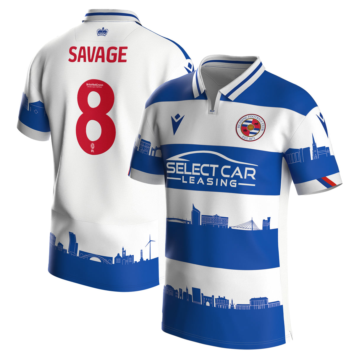 Camiseta Reading Primera 2023-24 - Charlie Savage 8