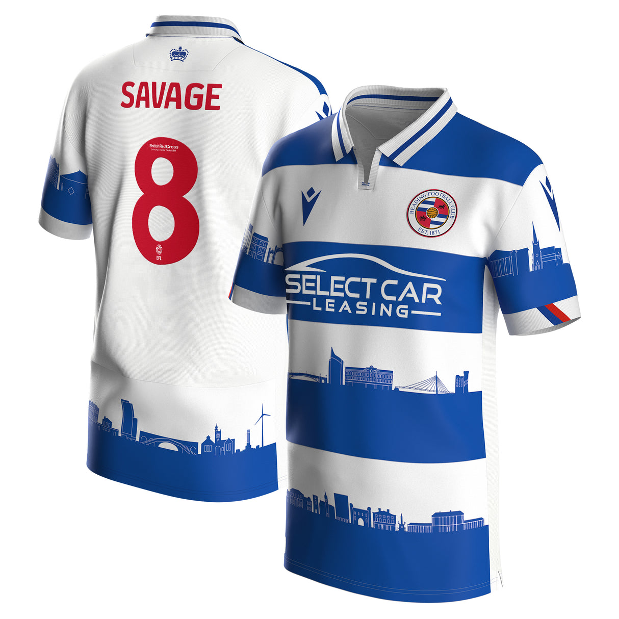 Camiseta Reading Home 2023-24 - Niños - Charlie Savage 8