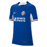 Chelsea Nike Home Stadium Sponsored Shirt 2023-24 - Kids with Nkunku 18 printing