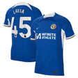 Chelsea Home Vapor Match Sponsored Shirt 2023-24 with Lavia 45 printing - Kit Captain