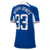 Chelsea WSL Nike Home Stadium Sponsored Shirt 2023-24 - Kids with Beever-Jones 33 printing